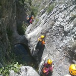 barranquismo con escolares, excursiones escolares